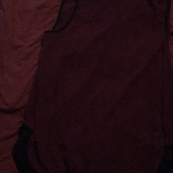 Red and black see through tank top great for hangs - Picture 2 of 2